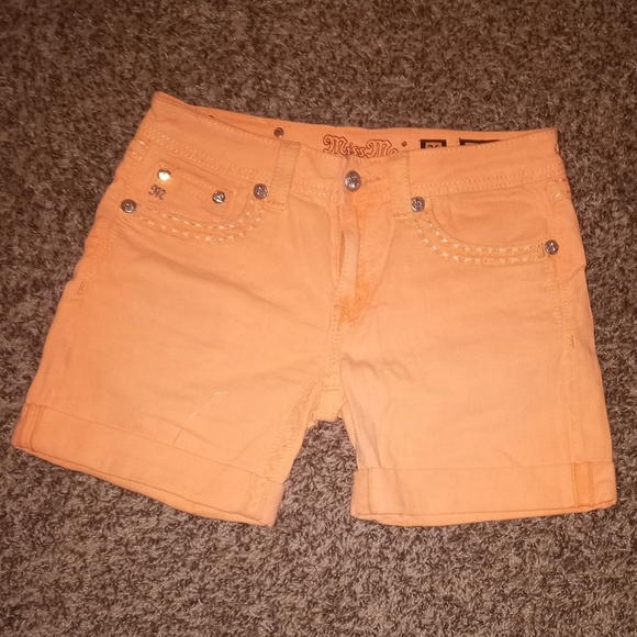 Orange Size 26 Miss me boyfriend shorts - Picture 1 of 3